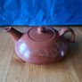 Terracotta Chinese Tea Pot 1970s. VINTAGE. Good Condition. Image 6