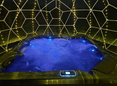 Hot Tub Spatec 850B Shadow Black + Wifi/Bluetooth