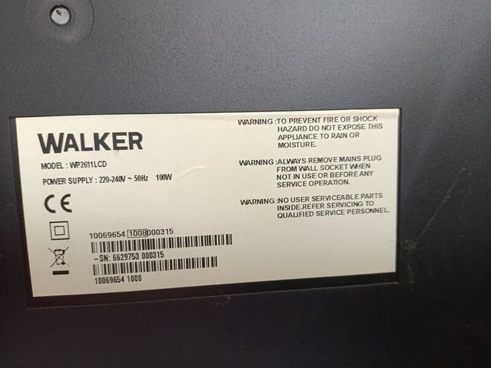 2 x Walker tvs ( 2 for 50euro)