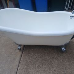 Cast iron slipper  bath