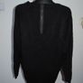 Asos oversize black jumper/sweater zip at the back size UK14/16 EUR42/44 Postage included Image 2