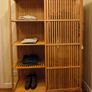IKEA Nordkisa bamboo wardrobe with sliding door Image 2