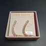 New Earrings Ted Baker gold color with sparkling  stones RRP 45 euro NEW & BOXED Image 4