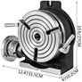 Rotary Table 8 INCH/200 MM Horizontal Vertical Rotary Table 3-Slot Rotary Table for Milling Machine MT-3 Rotary Table for Milling 360 Degrees Precision Rotary Table for Milling Drilling Vise Image 4