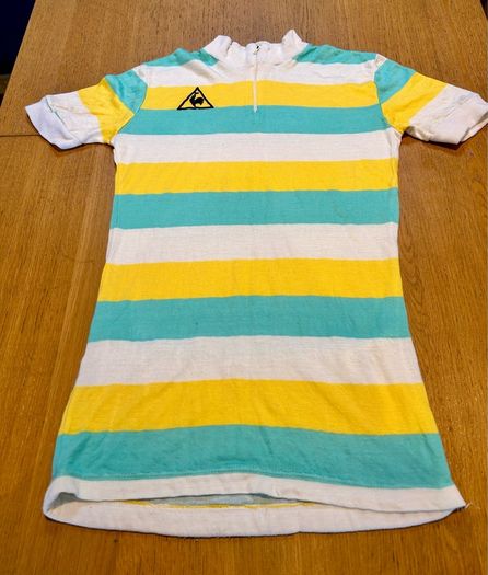 Vintage Le Coq Sportif cycling jersey 1970's/80's