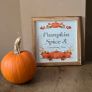 Pumpkin Spice Halloween decor sign - Autumn Image 2