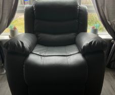 corner recliner + reclining arm chair