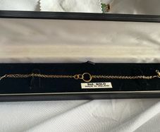 ladies 9ct gold bracelet