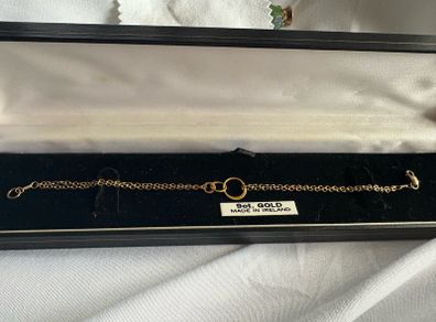 ladies 9ct gold bracelet