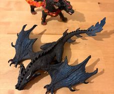 Schleich Fantasy Dragon and Fire Creature Bundle EXCELLENT Condition