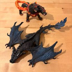 Schleich Fantasy Dragon and Fire Creature Bundle EXCELLENT Condition
