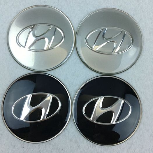 4Pcs 56mm Car Wheel Center Hub Sticker Cap For Hyundai Accent Elantra Veloster Getz Tucson i20 Rim Cover Stickers Accessories
