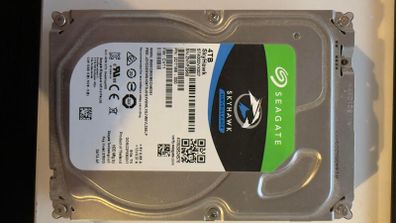 Seagate SkyHawk 4TB Surveillance HDD  Like New Condition