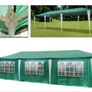 3 x 9 m Gazebo, Protection Party Tent, MaterialHigh-Quality Marquee Garden Tent with 8 Side Panels, Waterproof for Wedding, Party, Garden, Market Image 7