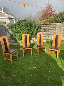 Solid Oak Chairs (Reduced Price)