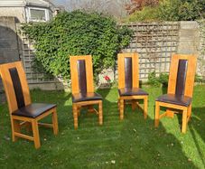 Solid Oak Chairs (Reduced Price)