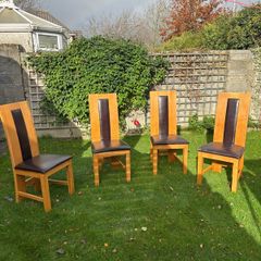 Solid Oak Chairs (Reduced Price)