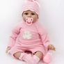 Realistic Reborn Dolls Baby Girl 22inch 55cm Soft Vinyl Silicone Real Life Baby Dolls Looking Newborn Reborn Dolls Toddler Baby Girl Toy Best Xmas Gift (FREE POSTAGE) Image 7