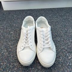 Pantofola Doro White Leather Trainers