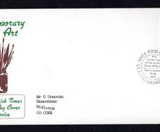 1980 Ireland Irish Art (Gold Painting No 57) Patrick Scott Commemorative Stamp Illustrated The Irish Times First Day Cover (FDC).