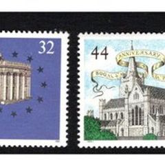 1991 Ireland Dublin 1991 European City of Culture Commemorative Stamps Mint Never Hinged (MNH)