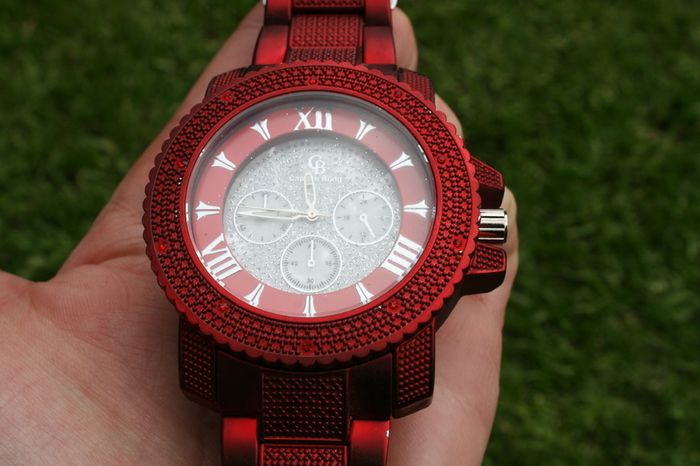 Men's Hip Hop Captain Bling Elegant Pave Watch