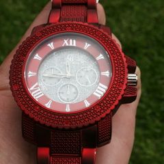 Men's Hip Hop Captain Bling Elegant Pave Watch