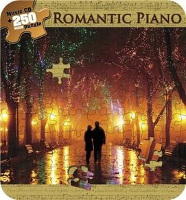 Romantic Piano CD and Puzzle. Free Postage!