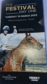 2022, 4 cheltenham gold cup programmes