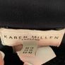 Vintage KAREN MILLEN 100% Silk Chiffon Contrast Trim Midi Dress Y2K 90s Image 3