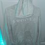 Nike Swoosh Pullover Hoodie Medium Light Grey Image 3