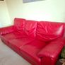 2 sofas red leather Image 2