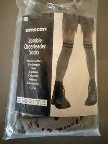 Zombie cheerleader girls socks