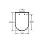 Roca The Gap Standard Toilet Seat (801470004) Image 4