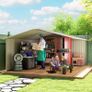 13 x 11ft Large Metal Storage Shed Sliding Doors Image 7