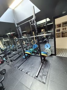 BLK BOX 3 Half Rack with Weight Storage Commercial Grade