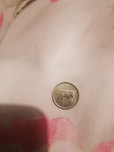 coins for sale 50p and 5p irish coins