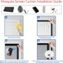 Door Fly Screens Magnetic Side Opening Black 166x205cm Smooth Walk Through Design Helps When Carrying Food Laundry or Garden Items for Summer Ventilation and Everyday Home Use Image 6