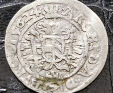 Austria 1624 Habsburg  Ferdinand II 3 Kreuzer -  Vienna mint