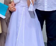 Communion Dress, Cape, shoes