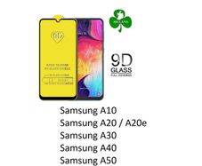 For Samsung Galaxy A10/ A20/ A20e/ A30/ A40/ A50 Tempered Glass 9D Full Glue Full Screen Tempered