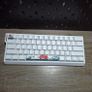 Mad60he White RGB Amber Pro Switches Coral Keycaps and Cable Image 6