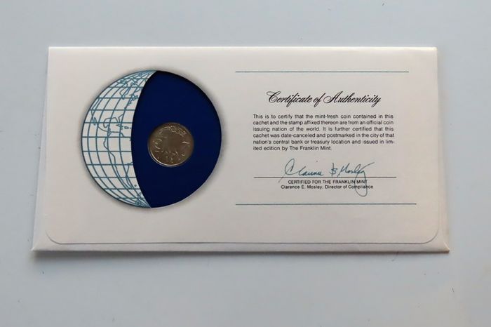 Ethiopia 1977 Vintage Coin Stamp cover BUNC Lion