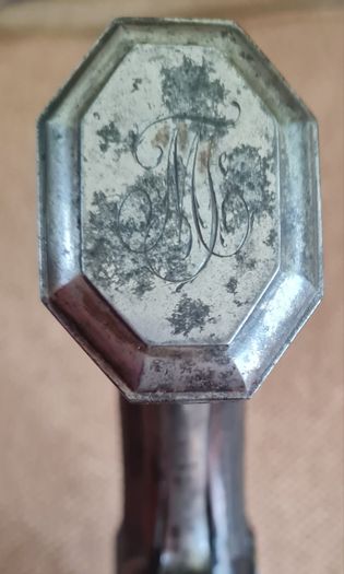Antique 19th C. European Percussion Target Pistol - Signed "TROT" (c. 1840s)