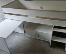 Kids mid-sleeper bed.