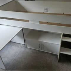 Kids mid-sleeper bed.