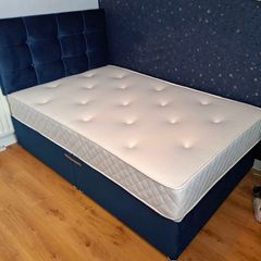 Double Luxus Divan Beds With Memory Foam Mattresses And Multiple Design Of Headboards Instock