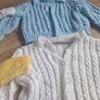 Baby Hand Knitted Jumpers, Bundle of 5, Various Sizes Image 2