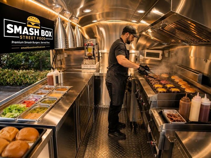 New Fully Equipped AirStream Food Trailer