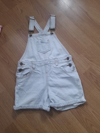 2 x Pais of girls dungarees